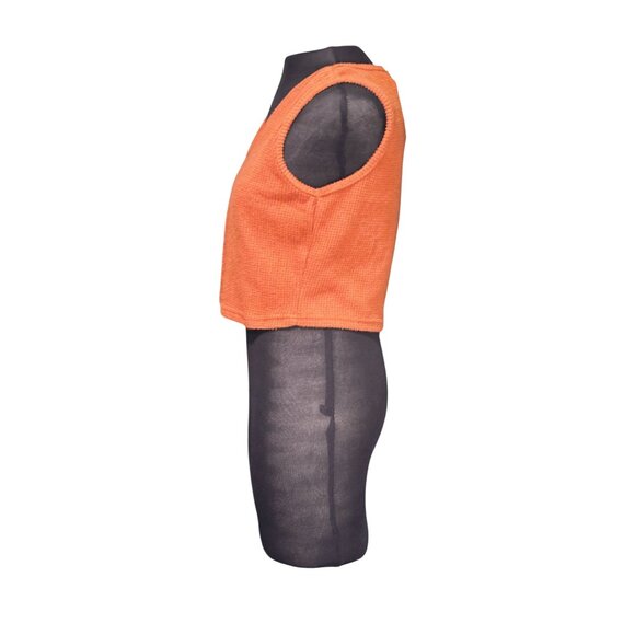 Happily Grey Womens 3-Piece Lounge Set In Rust Orange M Cardigan Tank Top & Jogg - Picture 6 of 16